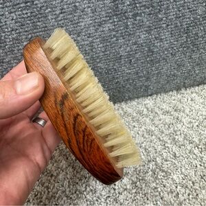 Vintage Hughes wood‎ block Nylon bristles brush (4.5 x 2.5)